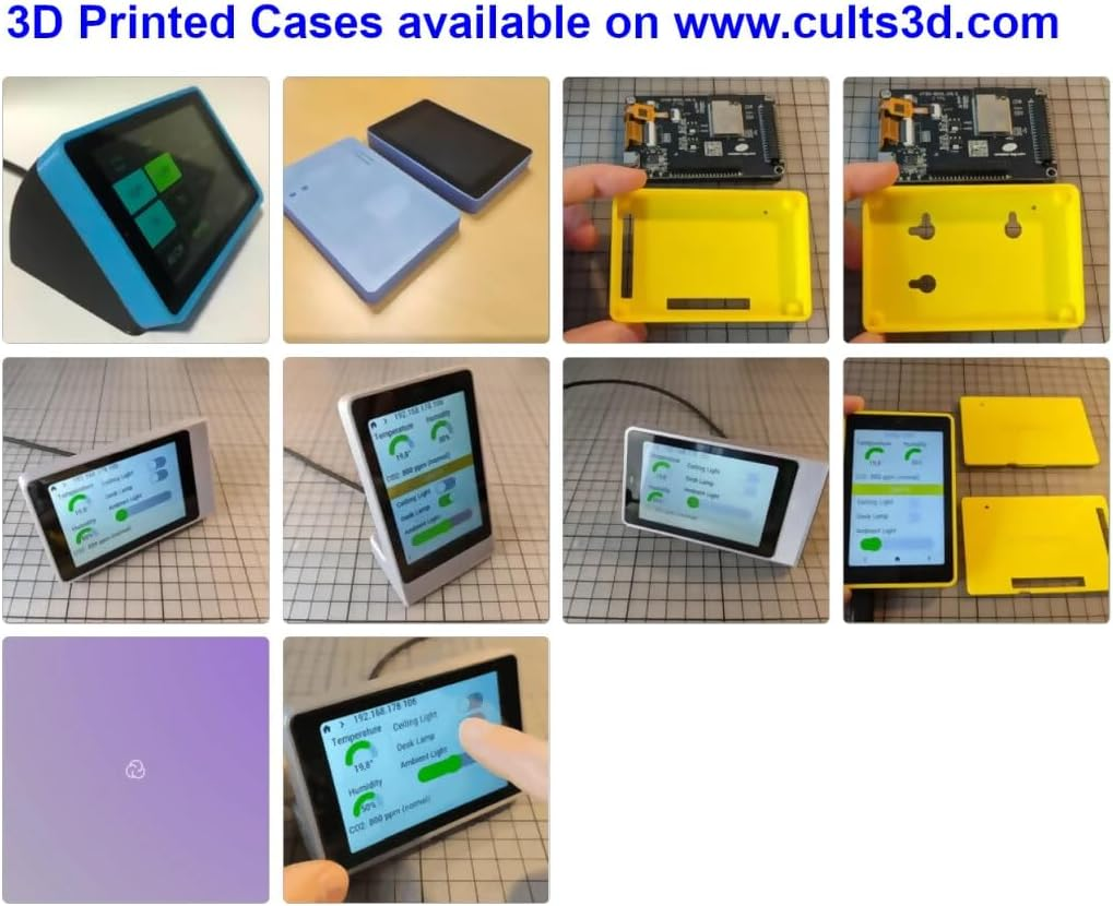 LCD Display WT32-SC01 16MB, Wifi, 3.5" 320X480 Color Touch Screen Development Board, ESP32-WROVER-B, Wi-Fi & Bluetooth Connection image number 6