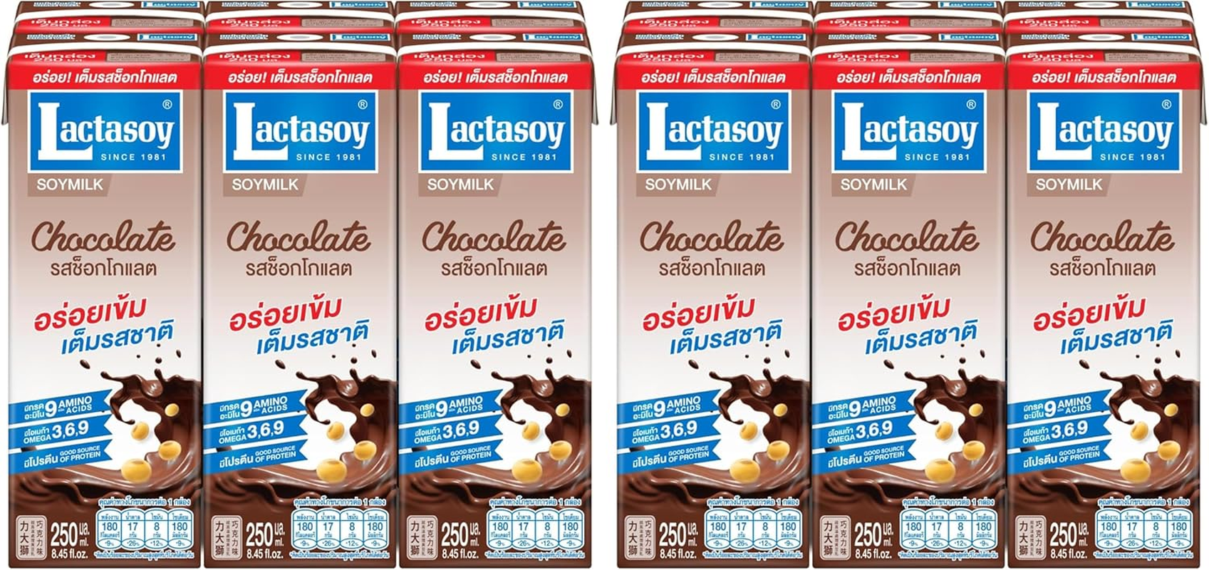 Lactasoy Soymilk Chocolate Drink 250Ml 6 Pack image number 3