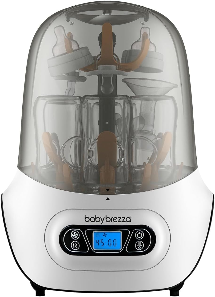 Baby Brezza Baby Bottle Sterilizer and Dryer Machine &ndash; Electric Steam Sterilization - Universal Fit - Pacifiers, Glass, Plastic, and Newborn Feeding Bottles image number 4