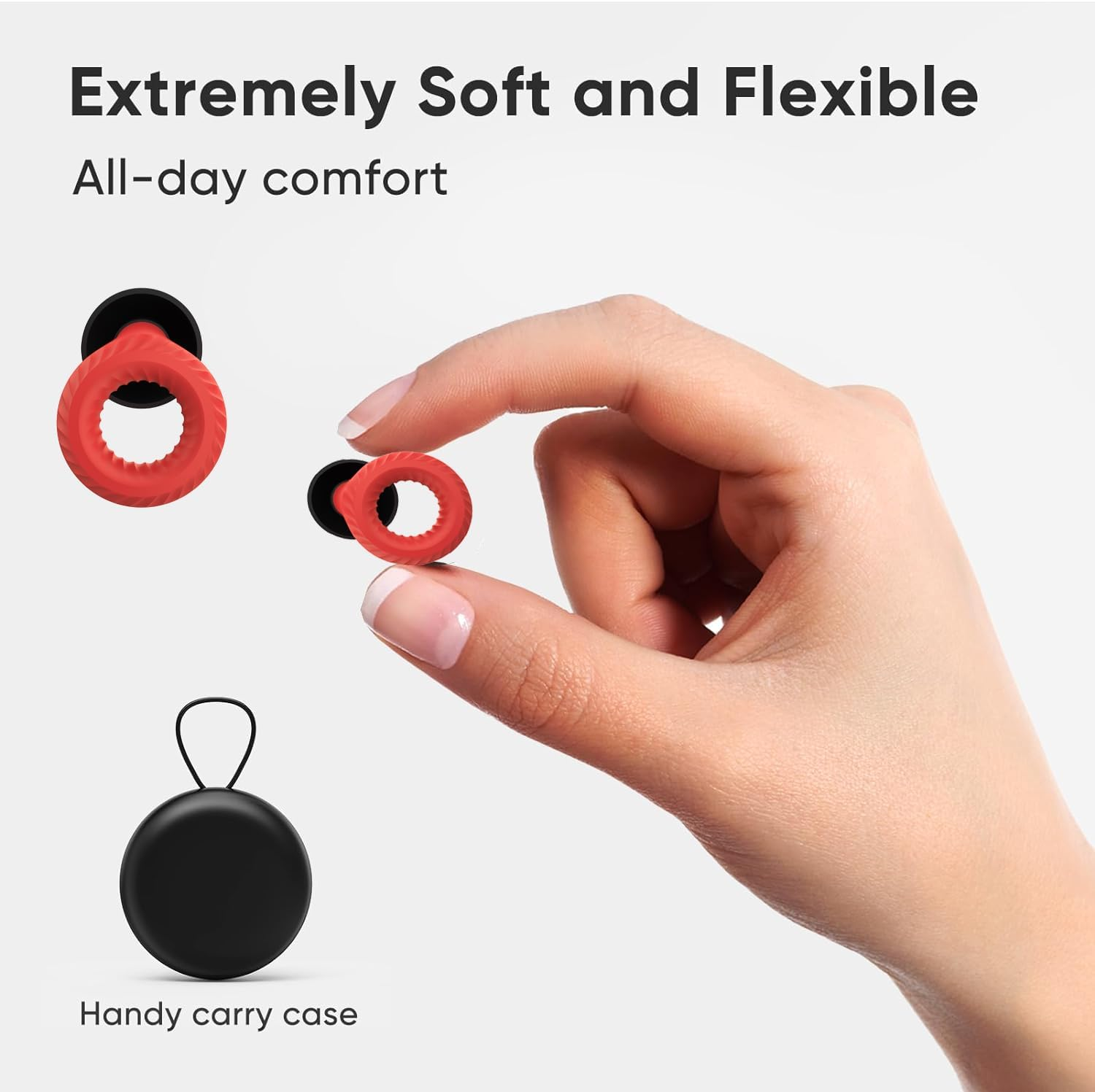 Ear Plugs for Concerts,Silicone Reusable Noise Reduction Musicians Earplugs,High Fidelity Hearing Protection for Noise Reduction,Festival,Dj&rsquo;S,Nightclub,Party - 8 Ear Tips with Earplug Lanyard(28Db) image number 3