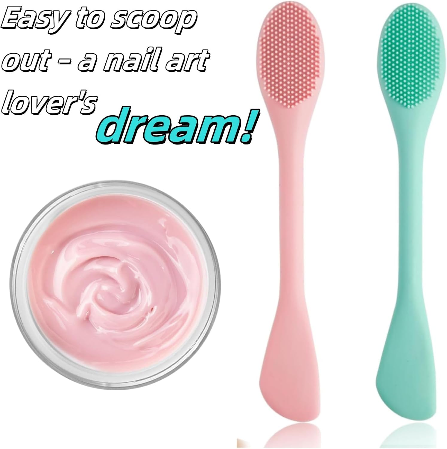 2 Pack Pore Scrubber - 2 in 1 Silicone Face Scrubber & Pore Cleansing Brush - Double-Sized Face Mask Brush Applicator for Clay/Mud/Charcoal Masks, Facial Cleansing Brush​ (Purple+Grey) image number 4