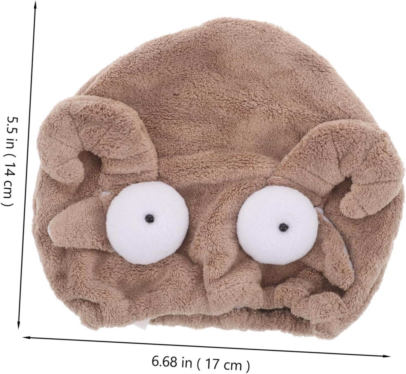 Ipetboom Dry Hair Cap Washing Headscarf for Women and Girls Quick Drying Absorbent Hair Towel Wrap Cartoon Sheep Shape Fleece for Bathing and Spa image number 2