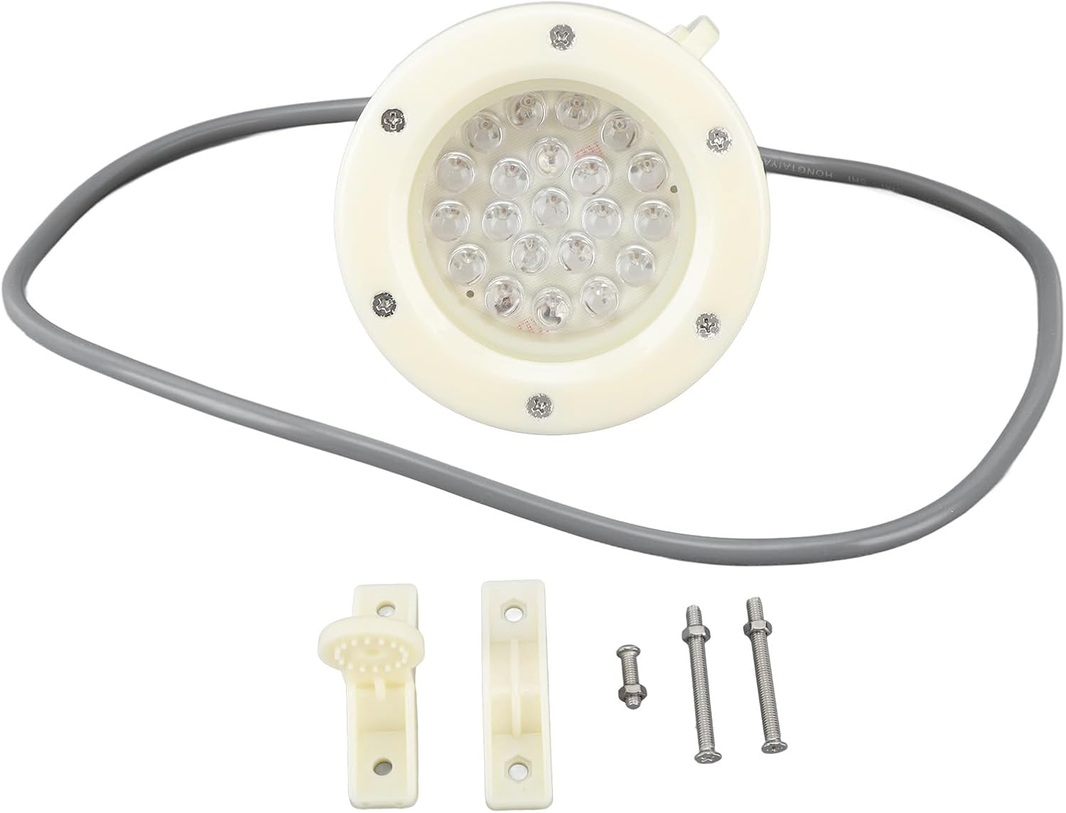 Submersible LED Light Underwater Orange Yellow Light 110Mm 220Volt Waterproof Pool Light image number 4