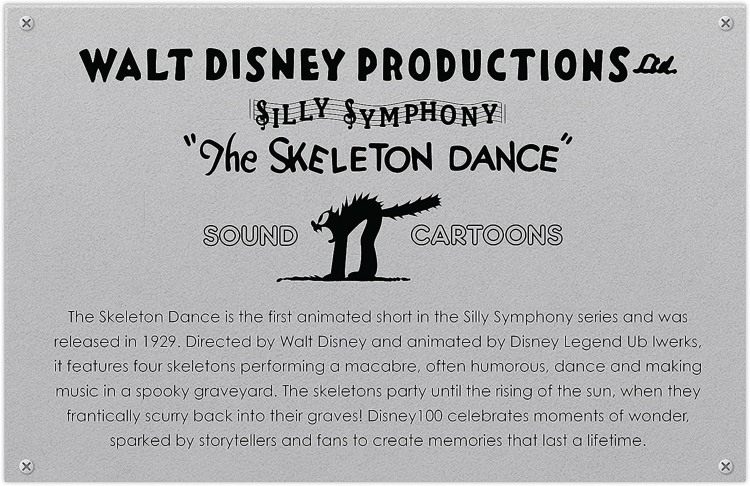 D100 Silly Symphonies the Skeleton Dance - Amazon Exclusive image number 1