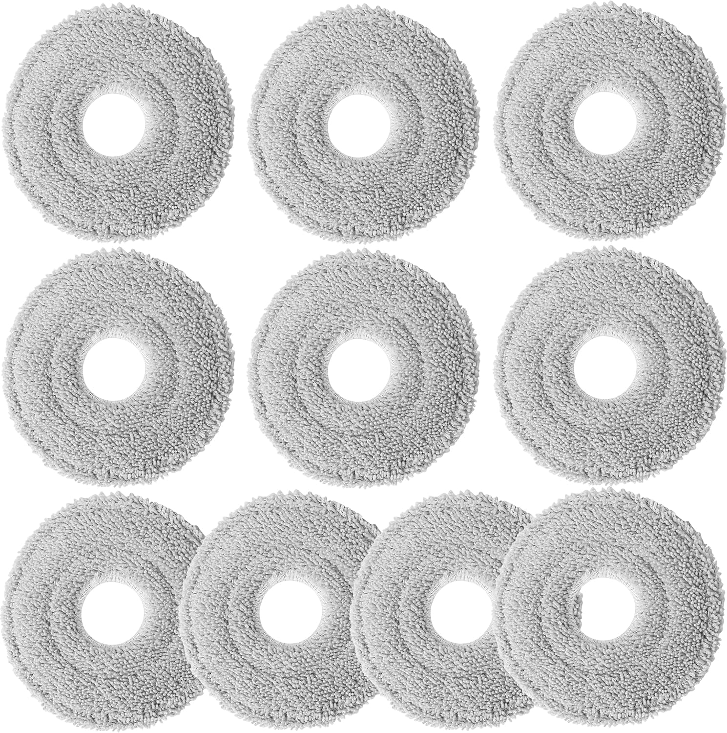 YBVABE Mopping Cloths for Dreame L20 Ultra /X30 Ultra / X40 Ultra/ L10S Pro Ultra /L10S Ultra/Roborock Q Revo/Q Revo Maxv/Q Revo Pro/Xiaomi X10+ Vacuum Cleaner Robots Replacement Microfiber Mop Parts