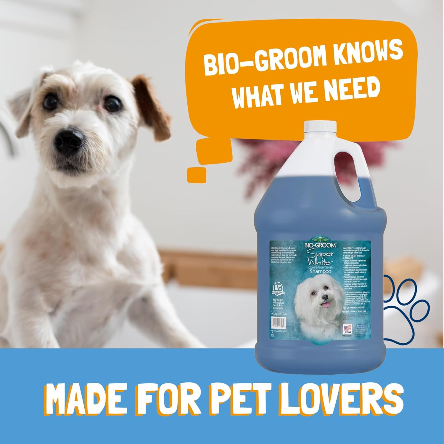 Bio-Groom Dog Shampoo, 355 Ml, White (BG211 12) image number 2