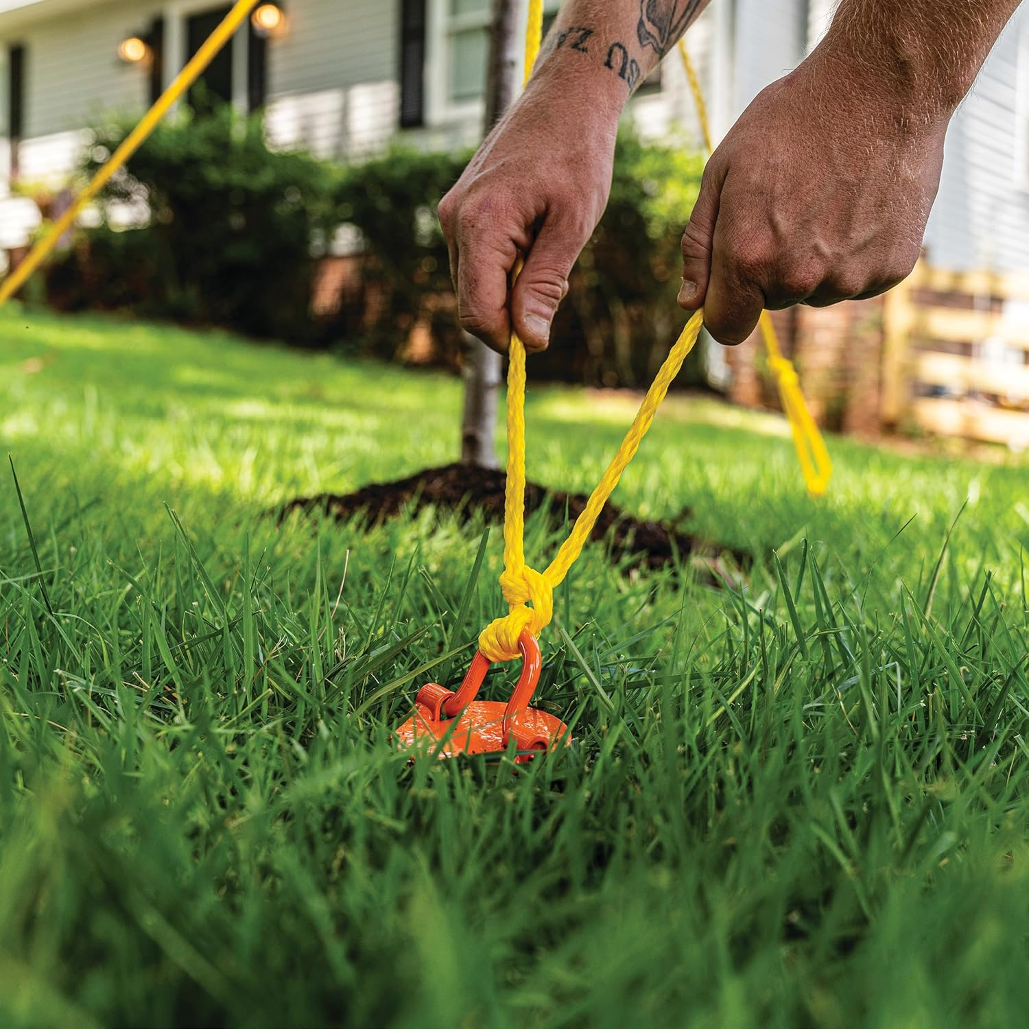 Liberty Outdoor ANCFR16-ORG-A Folding Ring Spiral Ground Anchor, ANCFR16-ORG-R image number 5