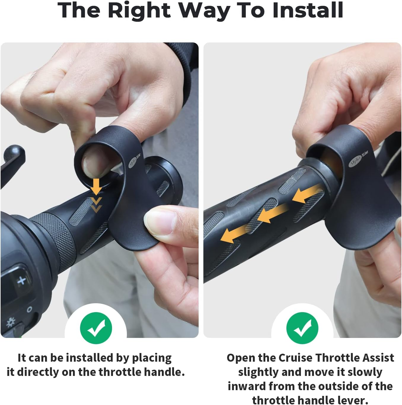 Alpha Rider Universal 22MM Black Throttle Mounted Motorcycle Cruise Assist Oil Control for Aprilia BMW Bimota Ducati Honda Kawasaki Suzuki Triumph Yamaha Street Bike Sport off Road Scooter Naked ATV image number 6