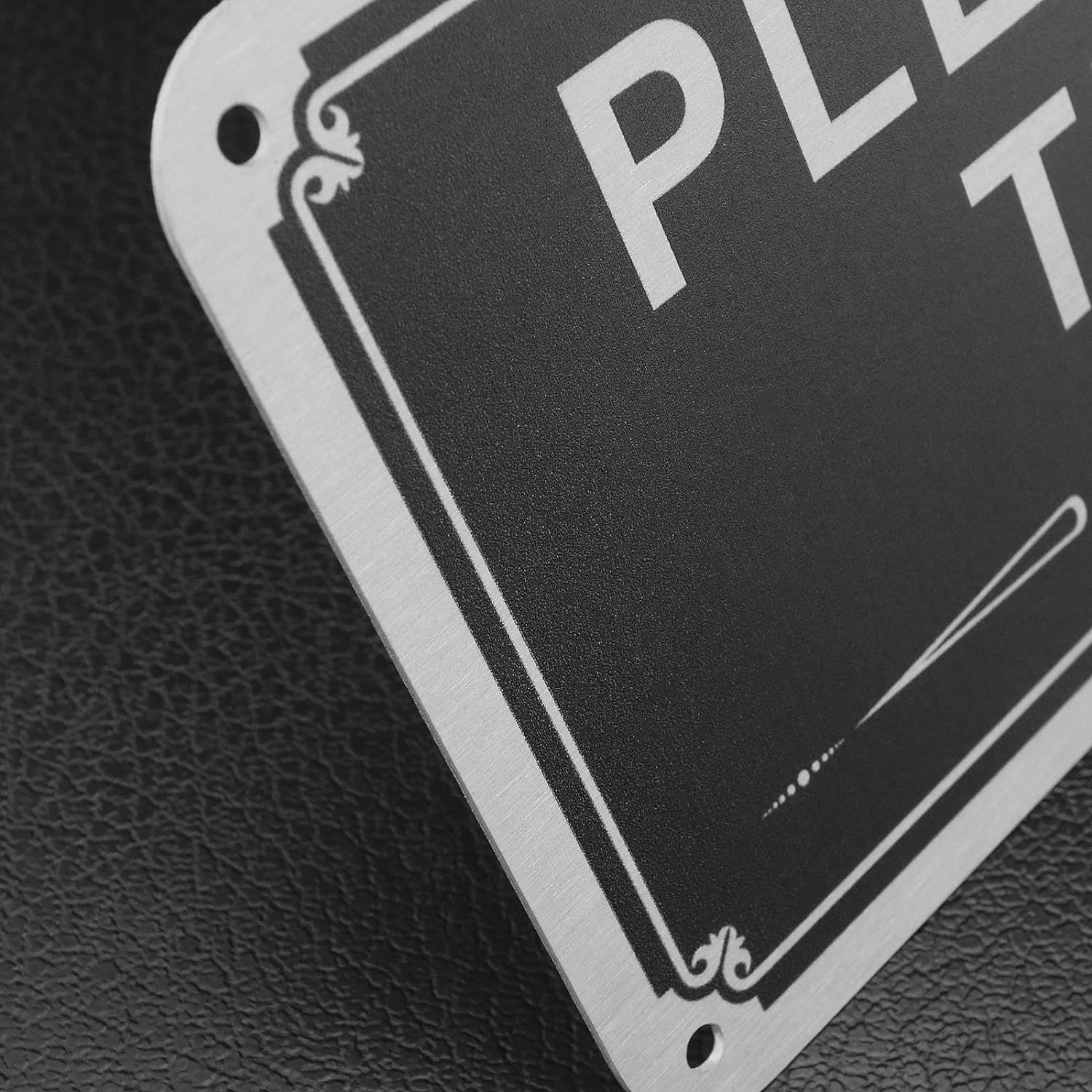 Emagtech 2Pcs Please Close the Gate Signs Hanging Signs Aluminum Signs 250Mmx90Mmx1Mm for Indoor Outdoor Environments Front Rear Doors image number 3