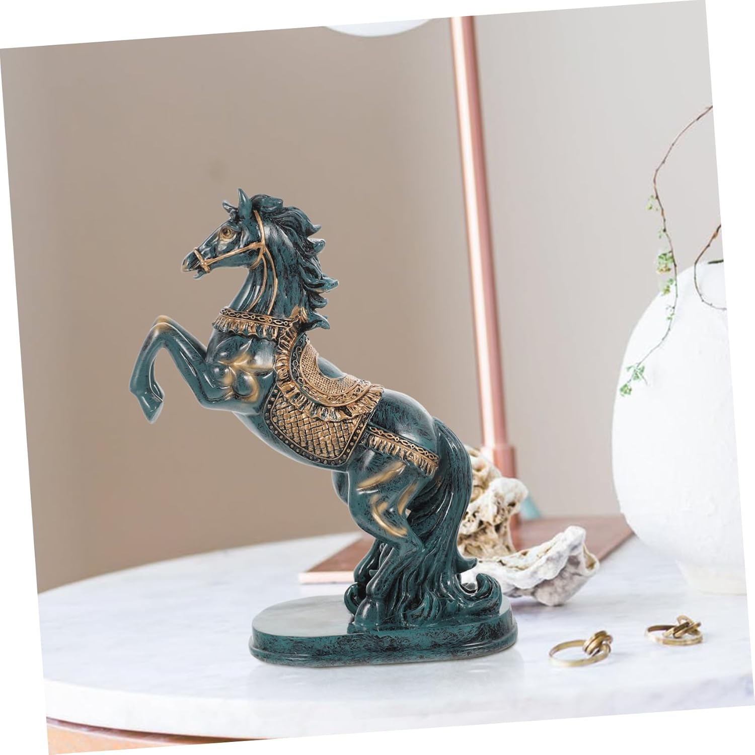 Adorable Horse Ornaments Resin Horse Figurine Christmas Ornament Home Decor image number 6