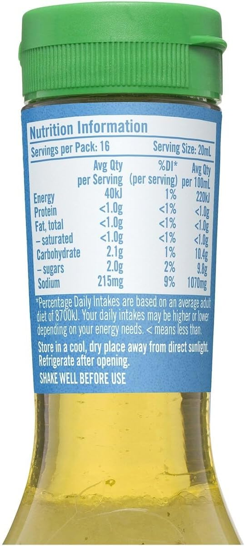 Praise Fat Free Less Sugar French Dressing 330 Ml image number 4