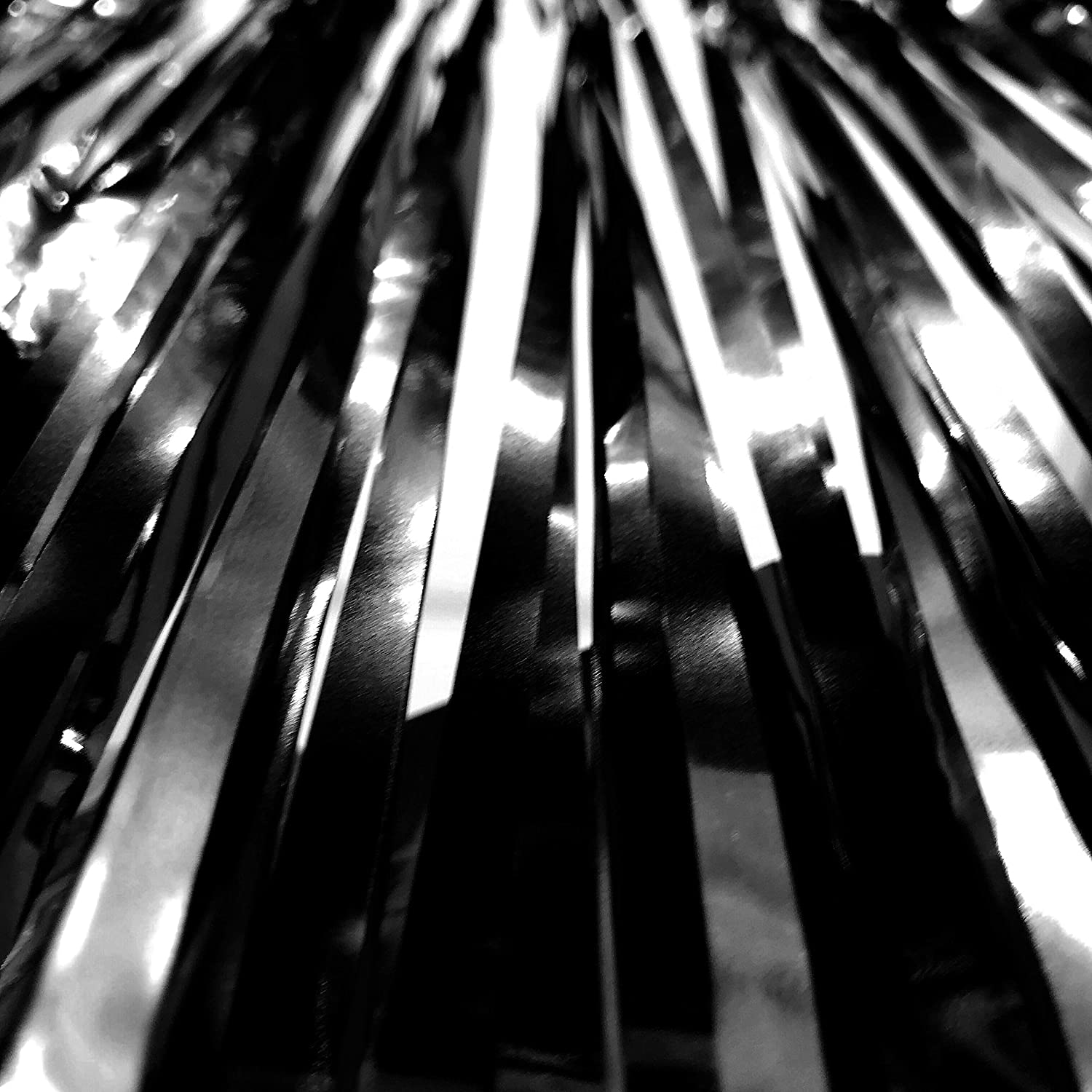 Black Gold Party Tinsel Foil Fringe Curtains - Bachelorette Wedding Graduation New Years Wild One 1920S Birthday Baby Shower Party Decor Photo Booth Backdrops Decorations, 4Pc image number 4