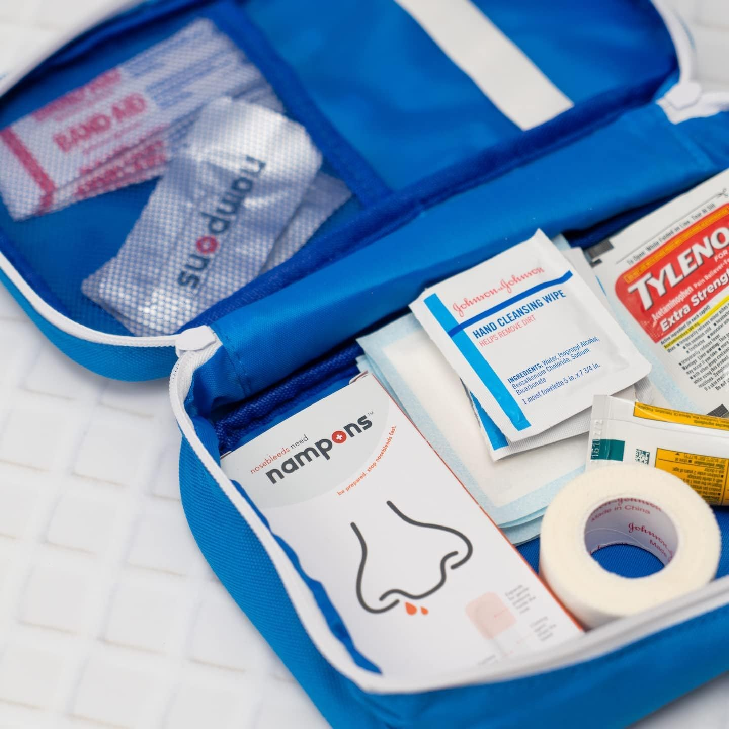 Nampons for Nosebleeds - 6 Nasal Plugs with Clotting Agent to Stop Nosebleeds Fast. Trusted by Doctors, Nurses and First Responders. Safe and Effective for Children, Adults, and Seniors image number 2