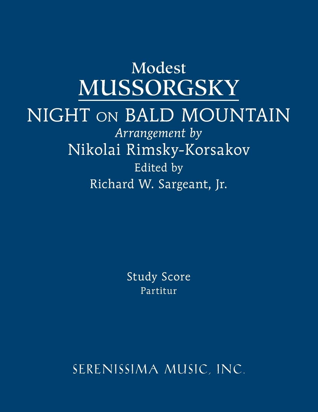 Night on Bald Mountain: Study Score image number 1