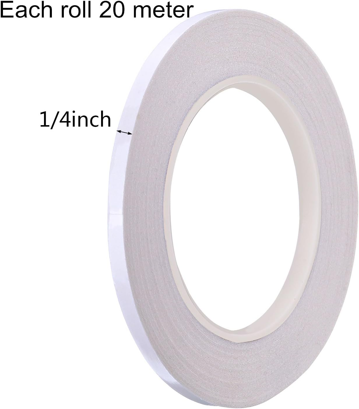 Hotop 1/4 Inch Quilting Sewing Tape Wash Away Tape, Each 22 Yard (3 Rolls) image number 3
