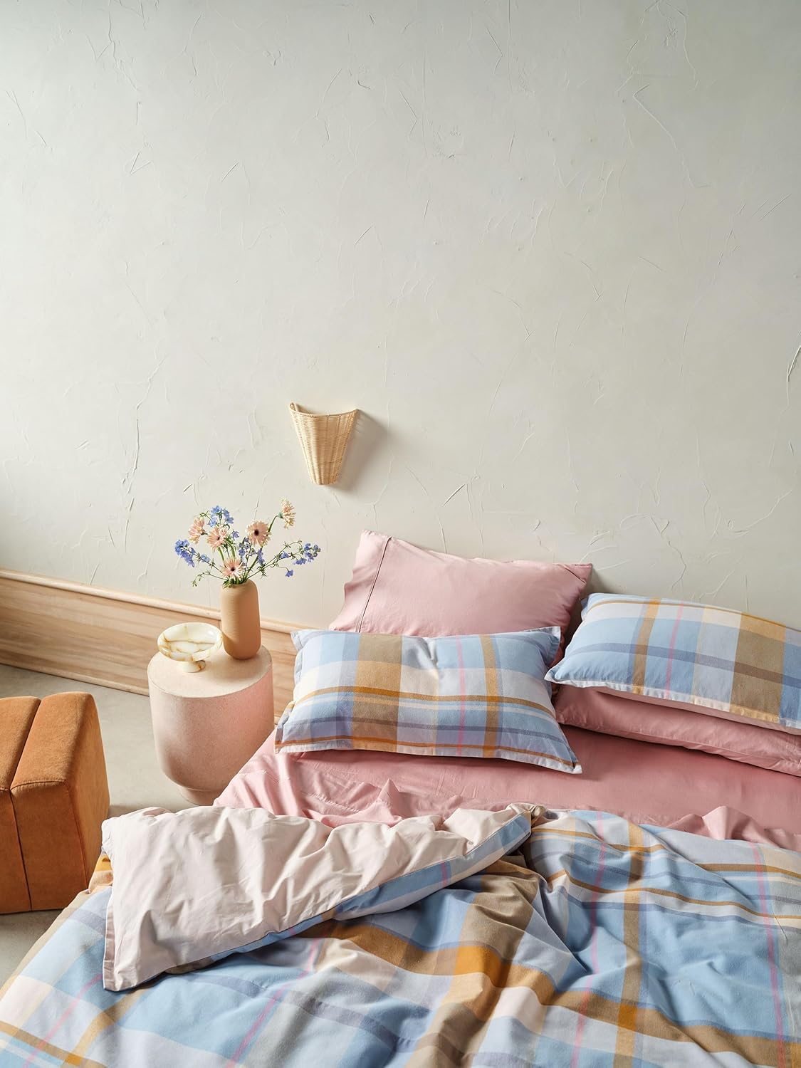 Linen House Lennon Blue Queen Bed Quilt Cover Set image number 2