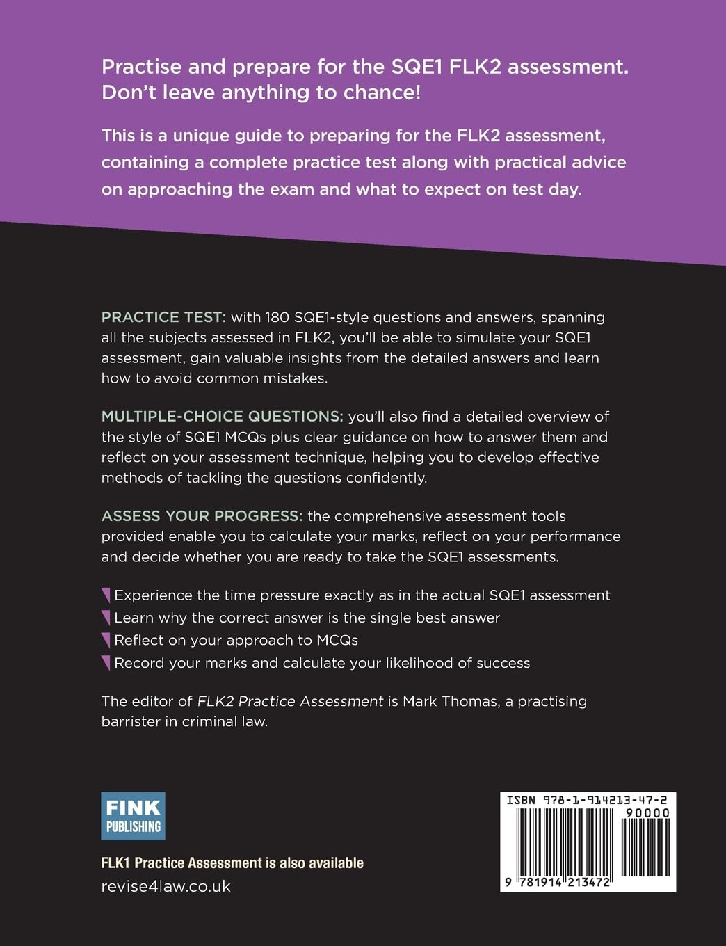 Revise SQE FLK2 Practice Assessment: 180 Sqe1-Style Questions with Answers image number 1