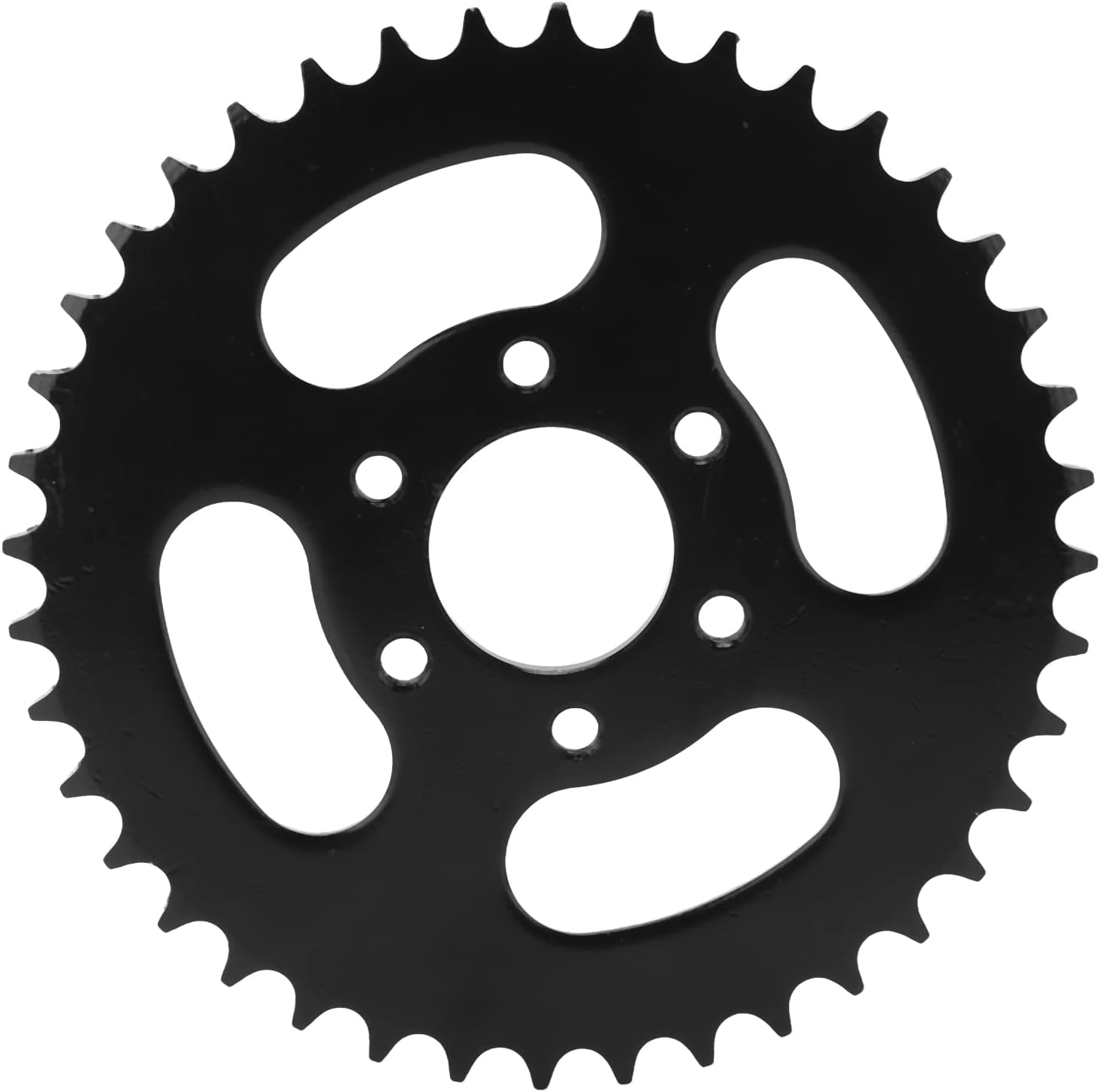 428 40T Rear Chain Sprocket Cog, Stainless Steel Bike Sprocket 6 Holes, Black Rear Chain Sprocket for 4 Wheel ATV Quad Bike Go Karts Mini Bike