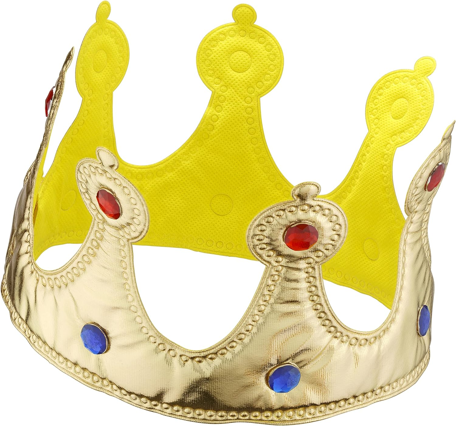 Dress up America Kids Gold Crown and Scepter Props for Children
