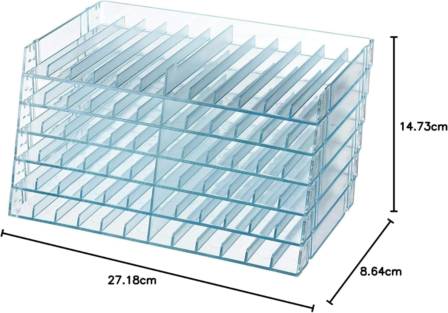 Crafter'S Companion - Universal Marker Storage System Modular System for 72 Pens (4 Trays) - Clear image number 3