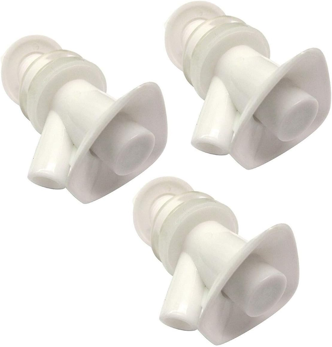 Mountain Water Cooler Spigot for Rubbermaid Gott Cooler Valve,Push-Button Style,3 Pieces image number 2