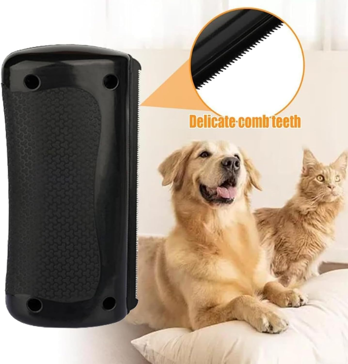 Groompro Deshedding Brush, 1Pc Groomify Pet Care Brush, Tails Deshedding Comb for Dogs and Cats image number 4