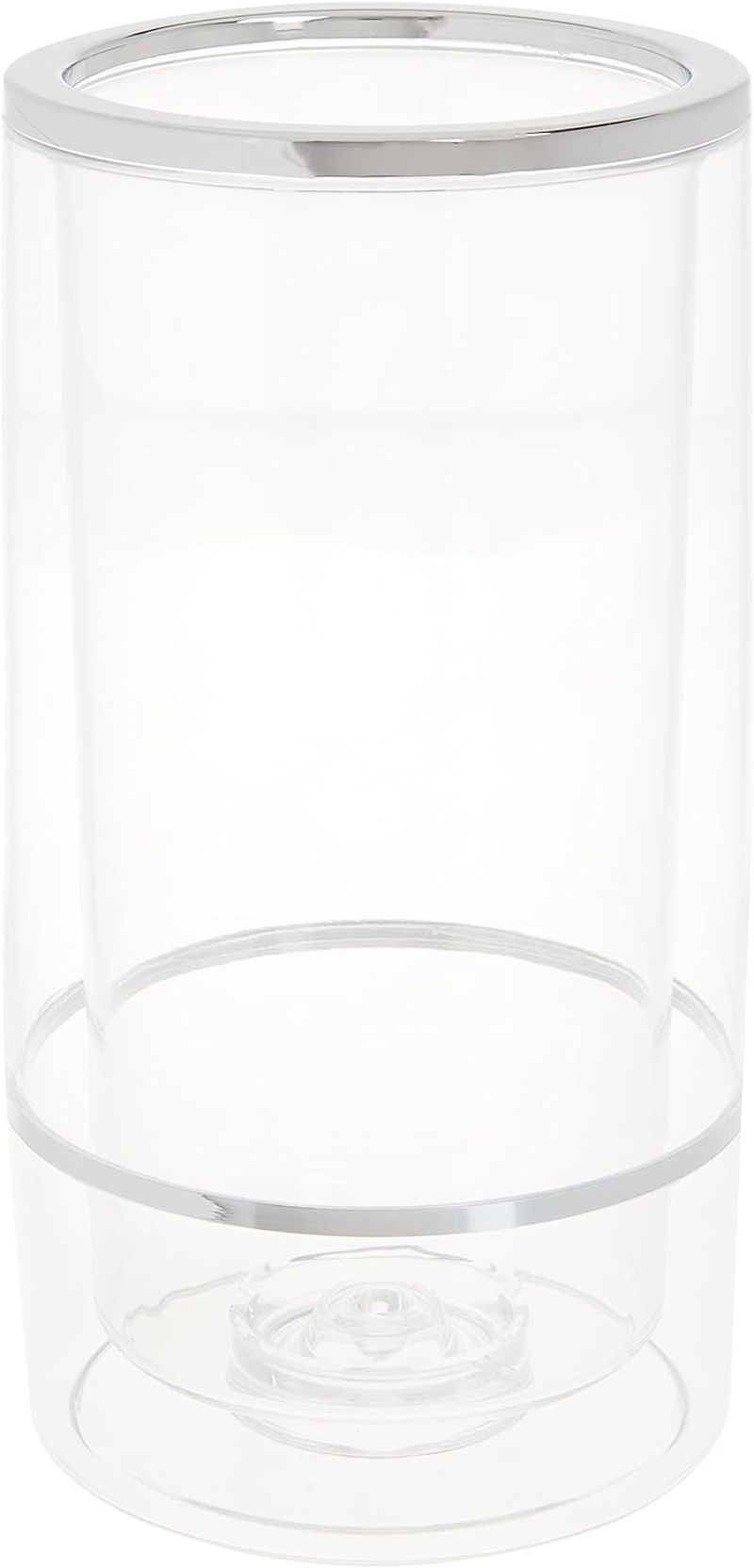 Prodyne Twin-Chill 2 Bottle Iceless Wine Cooler, Clear