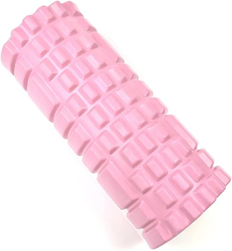HIGHROCK Foam Roller, Grid Roller for Yoga Pilates Exercise Physical Therapy 13-Inch (PINK) image number 2