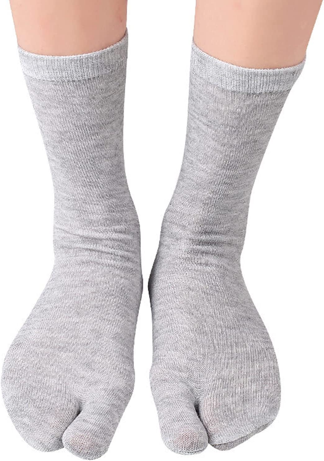 3PCS Split Toe Womens Tabi Socks Japanese Socks Split Toe Womens Flip Flop Socks for Men Women - 3Xblack image number 2