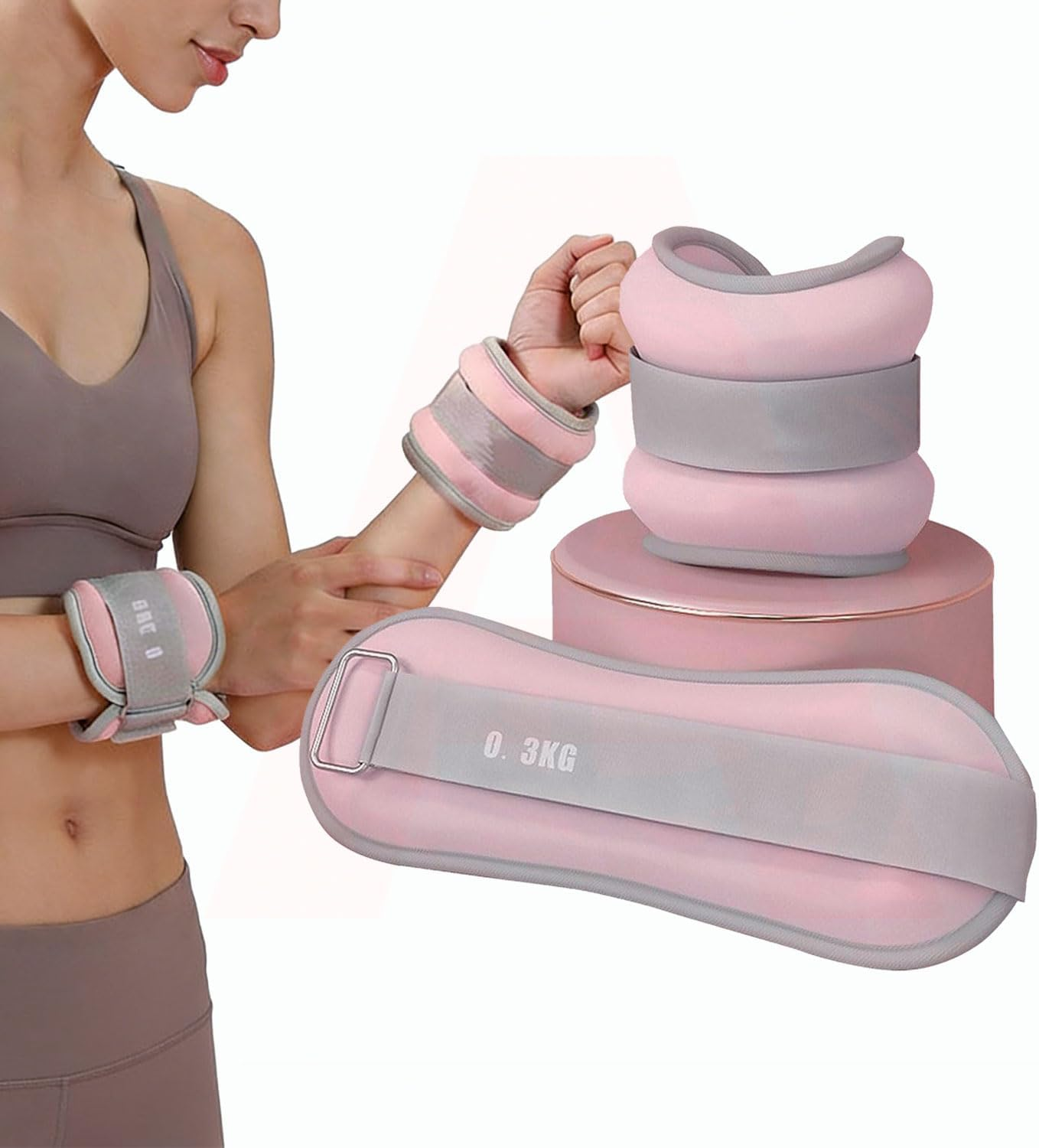 Adjustable Exercise Sandbags for Men & Women - Hand, Ankle & Wrist Weights for Yoga, Walking, Aerobics & Dance Fitness image number 5