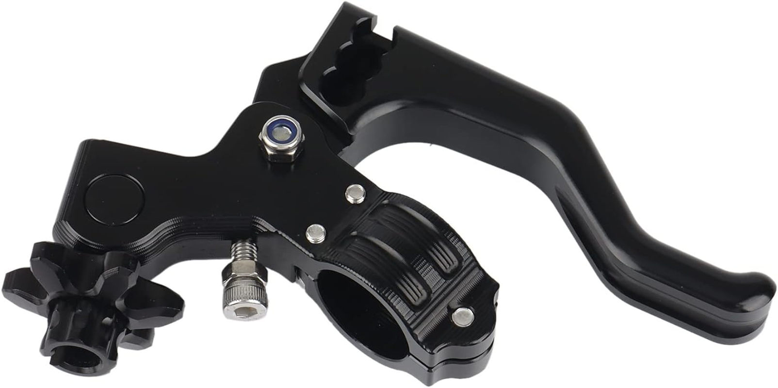 Jingfei Motorcycle 22Mm Stunt Clutch Lever Short Performance Cable Easy Pull Left Lever for Grom Rm125(Black) image number 3