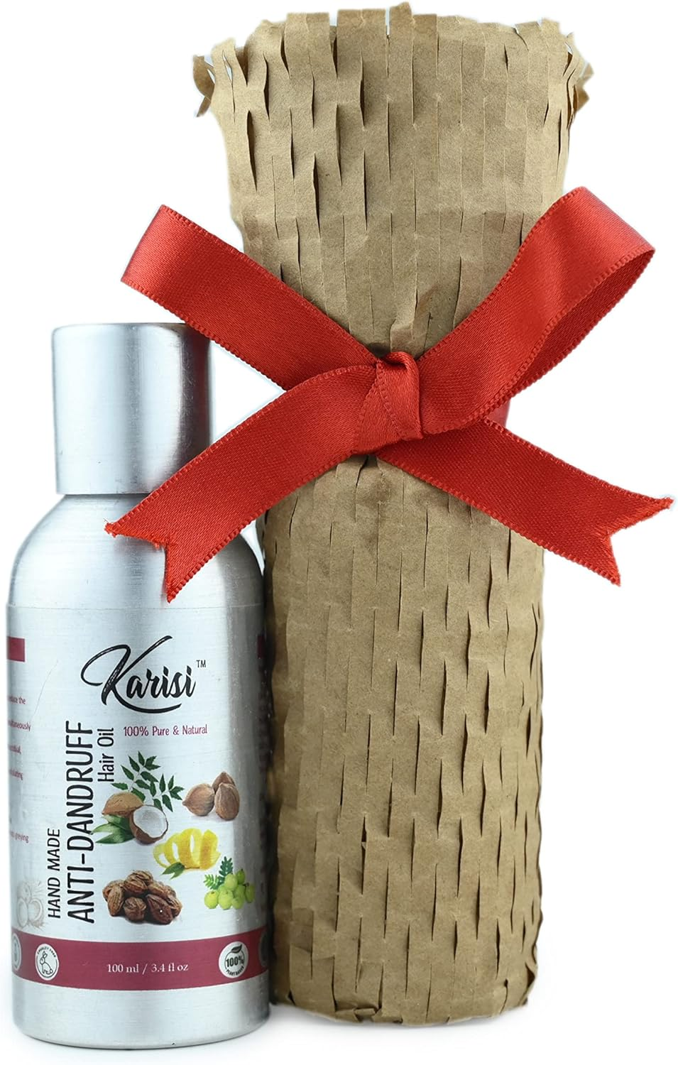 Handmade Anti-Dandruff Hair Oil - Enhanced with Neem, Lemon, Amla, Tea Tree Oil, Dandruff Hair Oil for Men & Women, 100 ML image number 6