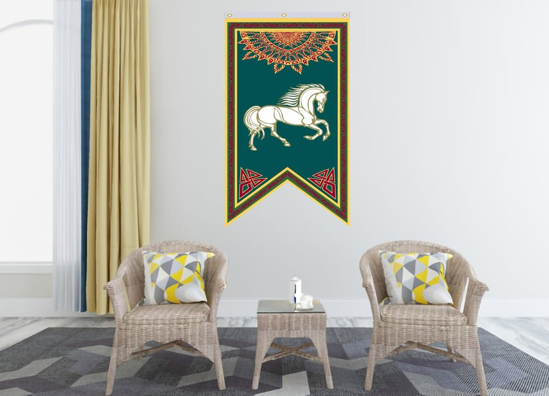 Rohan Tapestry Wall Hanging Banner 30X50 Inch Man Cave Home Office Bed Room Decor Flag image number 2