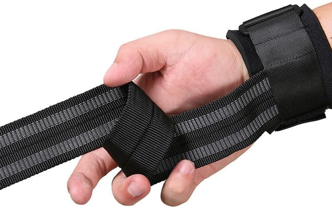 Weight Lifting Straps,1Pair Weightlifting Wrist Straps, Padded Weight Lifting Straps Gym Straps Wrist Support Straps,Lifting Wrist Straps, Non-Slip Deadlift Straps Power Lifting Grips for Bodybuilding image number 5