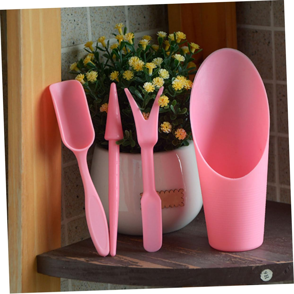 SUPVOX Multi-Functional Gardening Tool Weeding Hand Tools Cultivator Spade Small Garden for Planting Flower Care image number 5