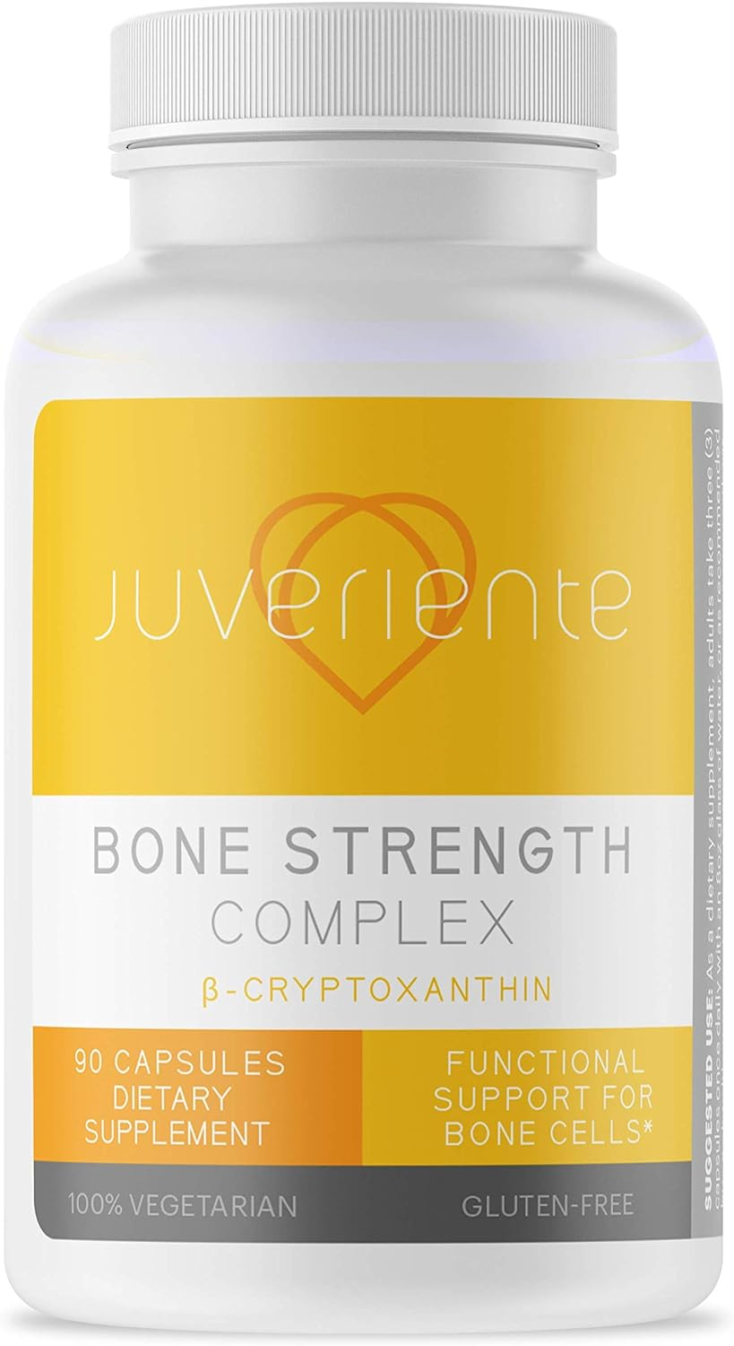 (Changed from Tablet to Capsule for Easier Swallowing) Juveriente&reg; Japanese Bone Strengthening Supplement for Osteoporosis - Address the Root Cause from the Cellular Level
