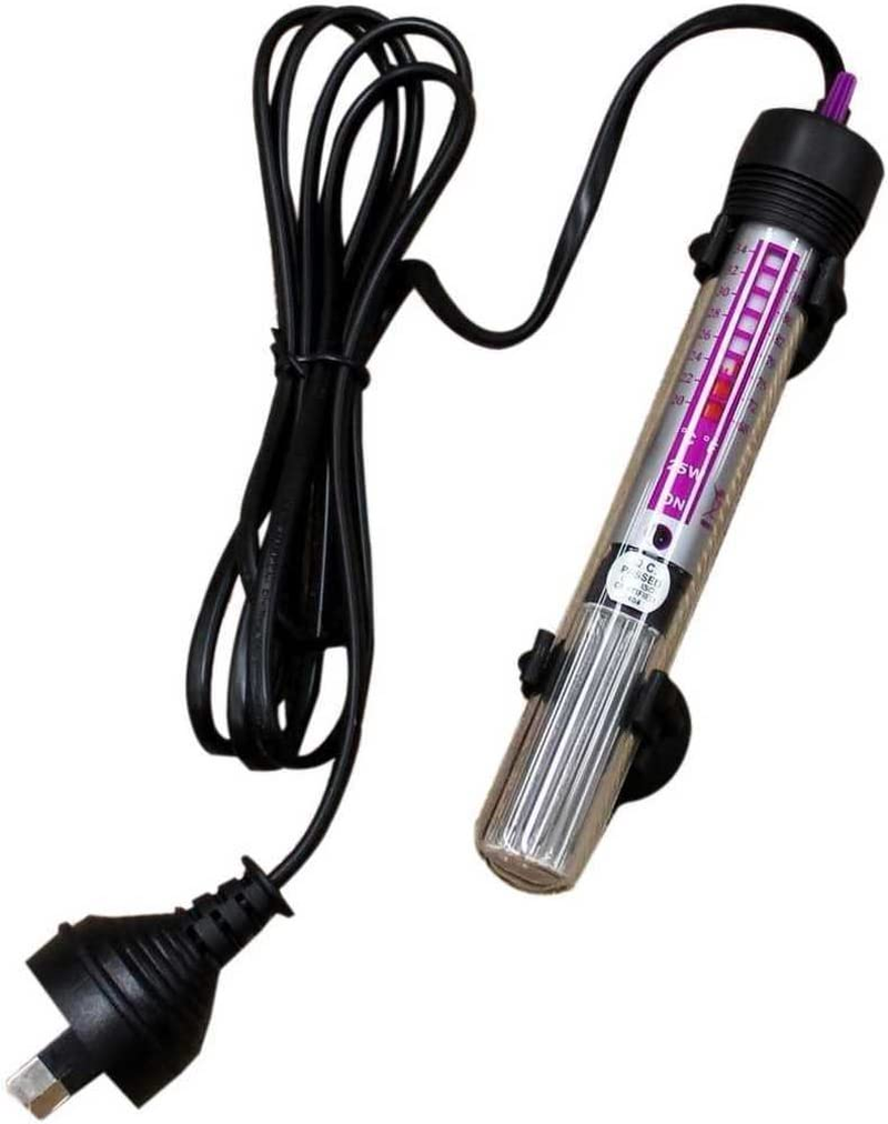 Aquarium 25W Submersible Glass Heater 11301 Suits 25L Fish Tank Aqua One