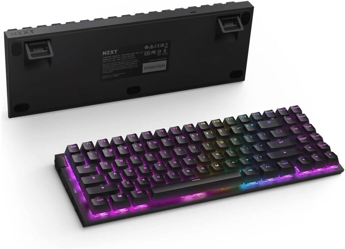 NZXT KB-002NB-US Function 2 Minitkl Compact Tenkeyless Optical Gaming Keyboard, Black image number 1