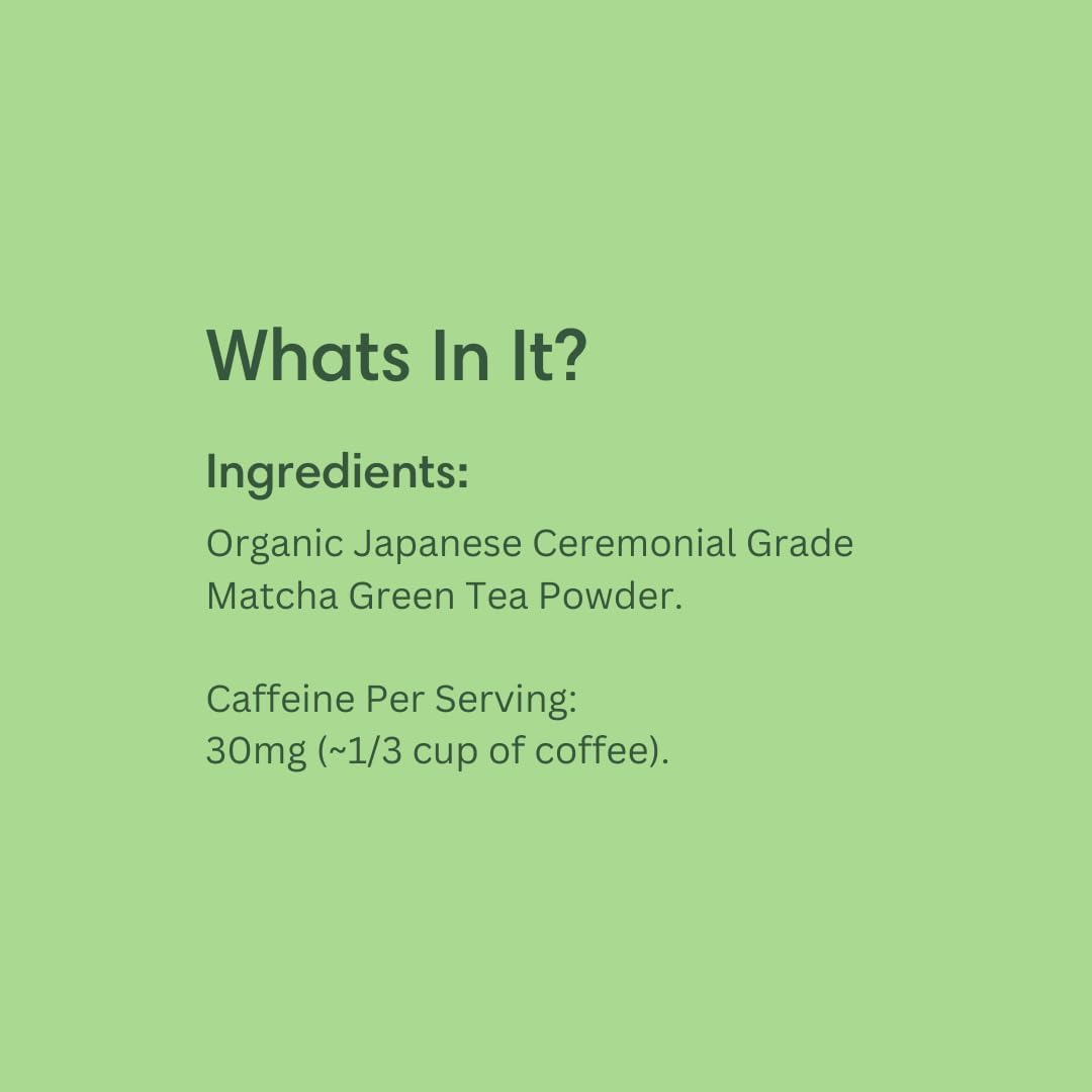 Matcha Made Pure Ceremonial Grade Matcha Powder | 60G / 60 Servings Resealable Tin | Premium Japanese Green Tea Powder | Unsweetened and Authentic | Perfect for Lattes, Smoothies, and Baking | Rich in Antioxidants and Energy Boosting image number 2
