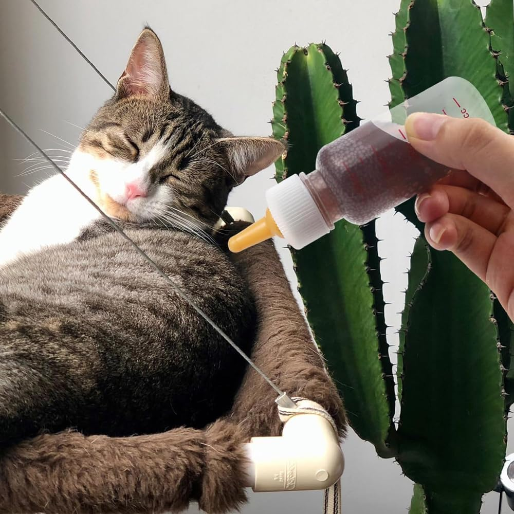 3Pcs Pet Nursing Bottle Nipple Feeding Bottle for Newborn Animals,Pet Nursing Bottle Mini Nipple Feeding Bottles. image number 1