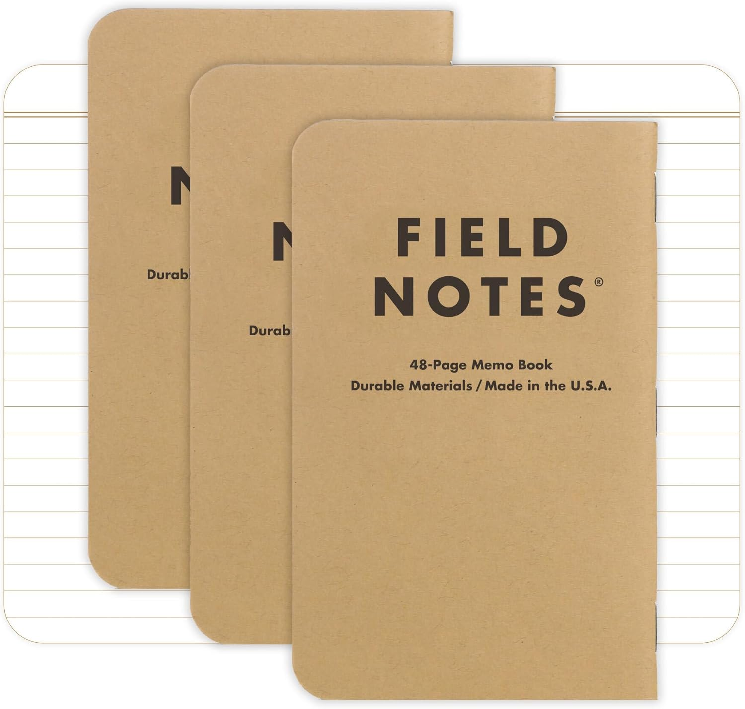 Field Notes Kraft Graph 3-Pack
