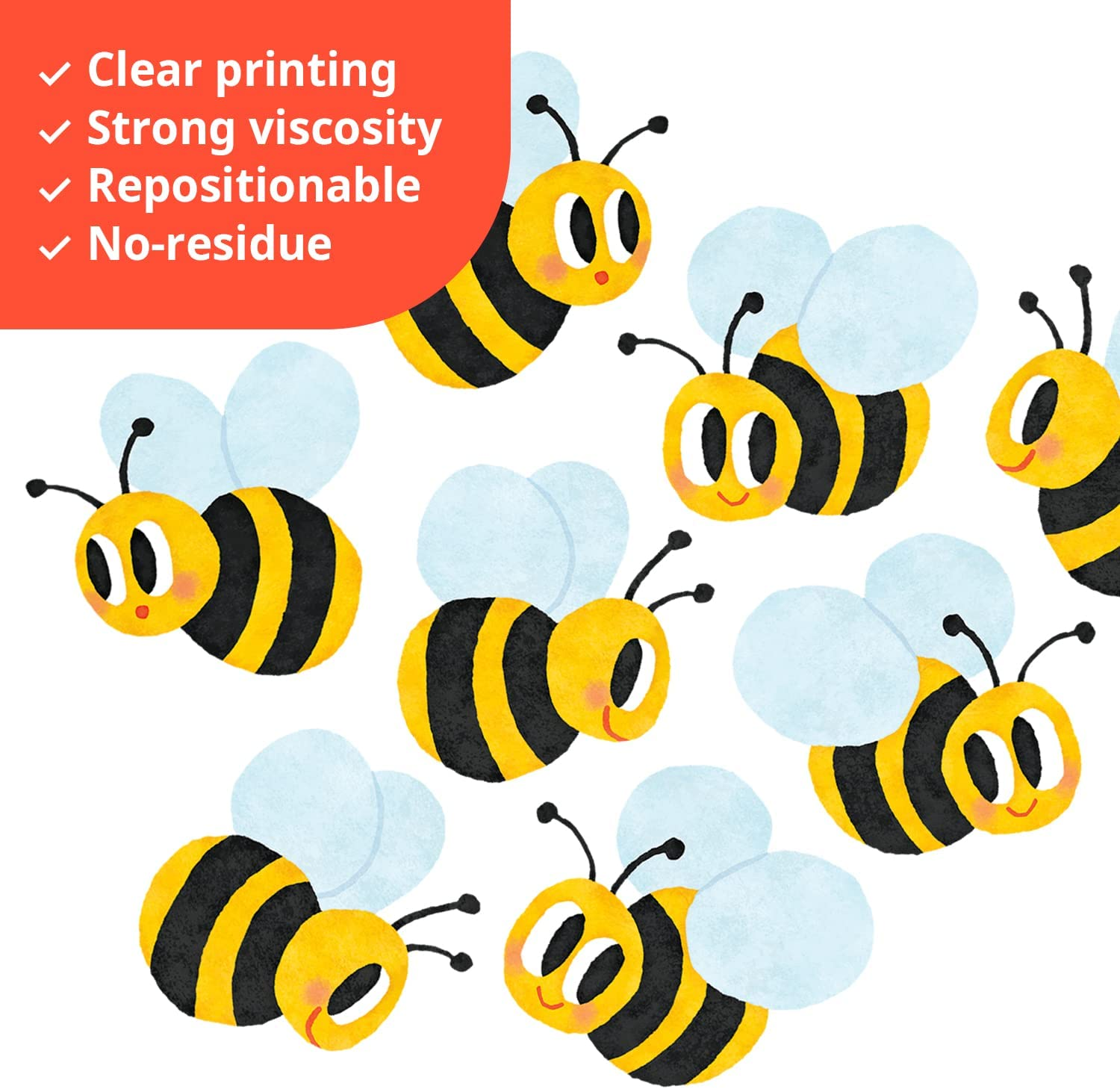 DECOWALL Numbers 1&ndash;10 Wall Stickers &ndash; Counting Animals & Objects Educational Peel & Stick Removable Decals for Nursery, Kids Bedroom & Playroom Decor (DS6-2020) image number 5