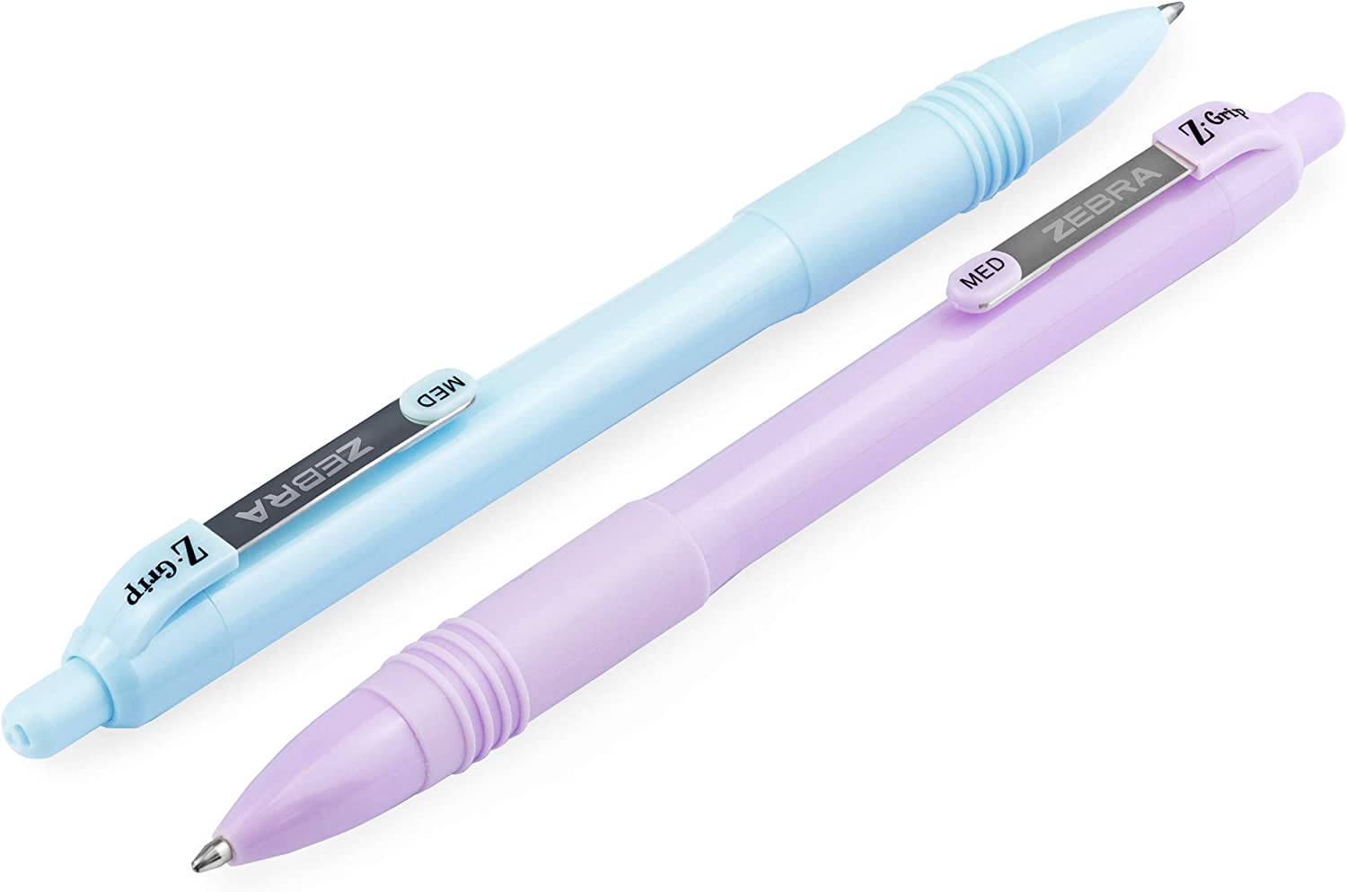 Zebra Z-Grip Smooth Ballpoint Pen - 1.0Mm - Black Ink - 2 of Each Pastel Barrel - Pack of 10 image number 1