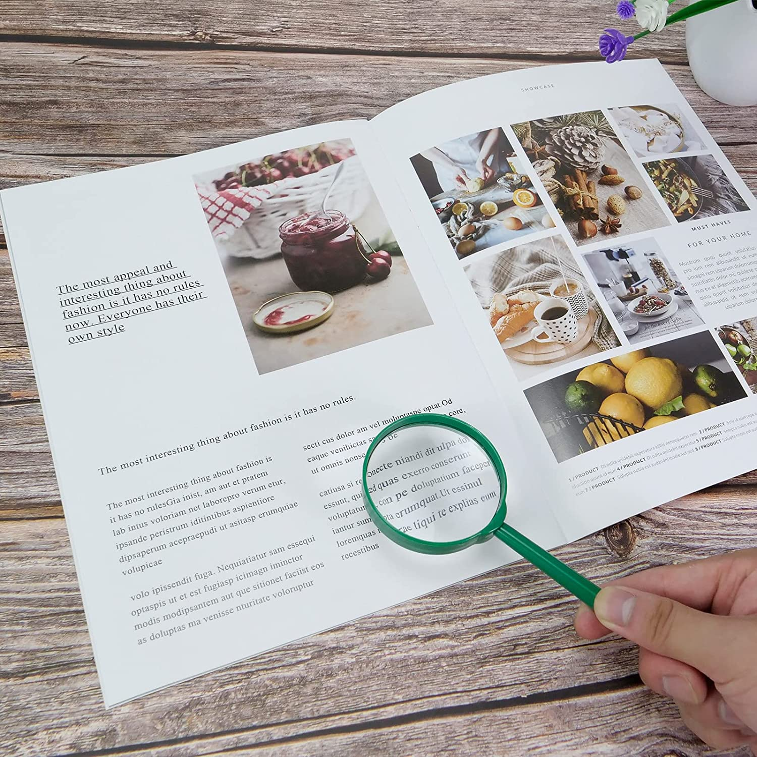 Magnifying Glass Kids Plastic Magnifier 18 Pack Hand Lens Mini Handheld Magnifying Lenses for Children Science Class Outdoor Observation Party Fun Tool image number 2