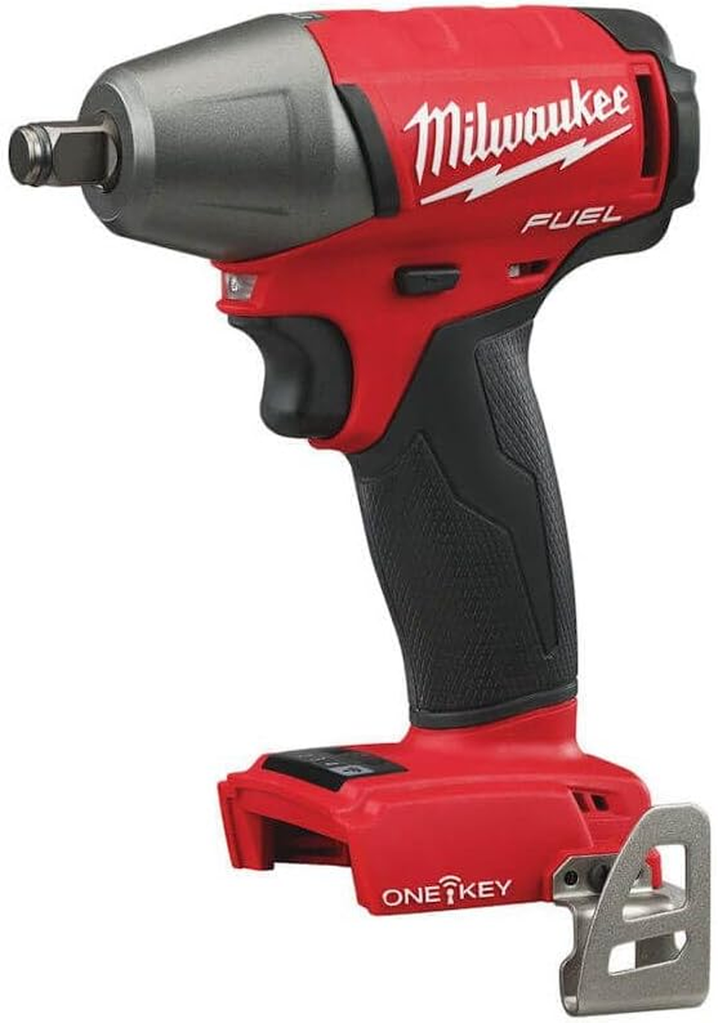Milwaukee M18ONEIWF12-0 ONEIWF12-0 1/2In FR 18V Bare Unit M18 One Key Fuel Impact Wrench Friction Ring (1/2") (Naked-No Batteries or Charger) New, 18 W, 18 V