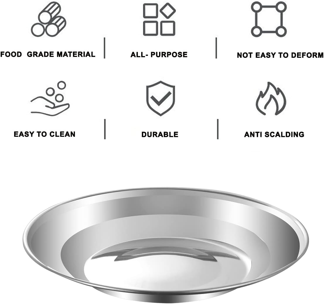 12Pcs Camping Mess Kit Camping Dishes Set Stainless Steel Tableware Mess Kit Includes Plate Bowl Cup Spoon Fork Knife in Mesh Bags for Camping Backpacking & Hiking for 1 Person&hellip; image number 3