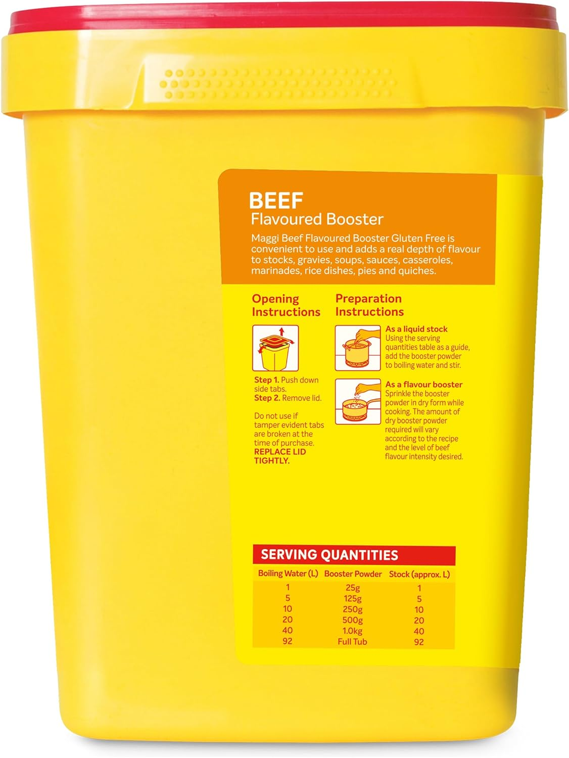 Maggi Gluten Free Beef Flavoured Booster Powder 2.3 Kg