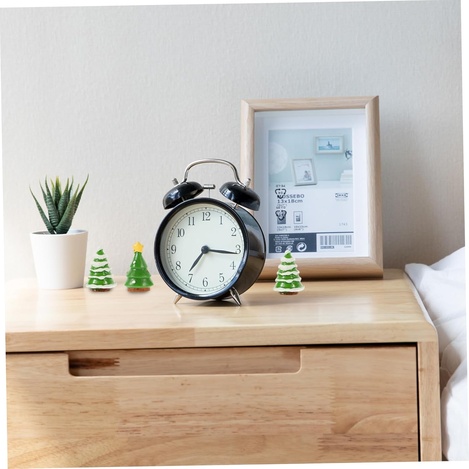 12Pcs Mini Xmas Tree Decoration Assorted Christmas Decoration Artificial Xmas Tree image number 4