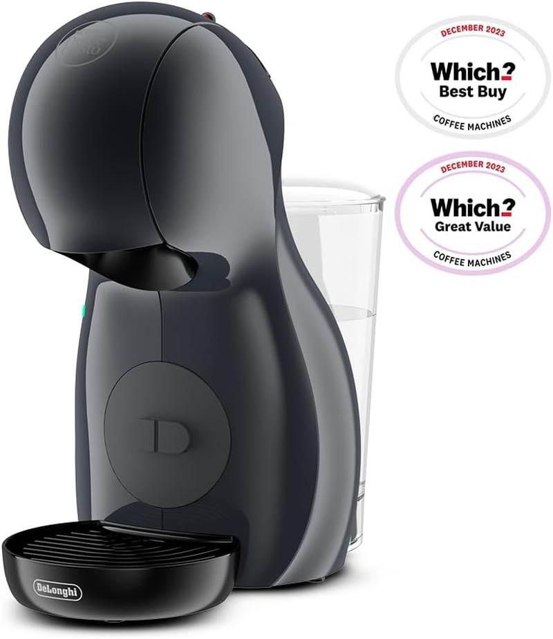 De'Longhi Nescaf&eacute; Dolce Gusto Piccolo XS EDG210.A Coffee Capsule Machine with Compact Design, Auto Shut-Off, Hot and Cold Drinks, 15 Bar Pressure, Black