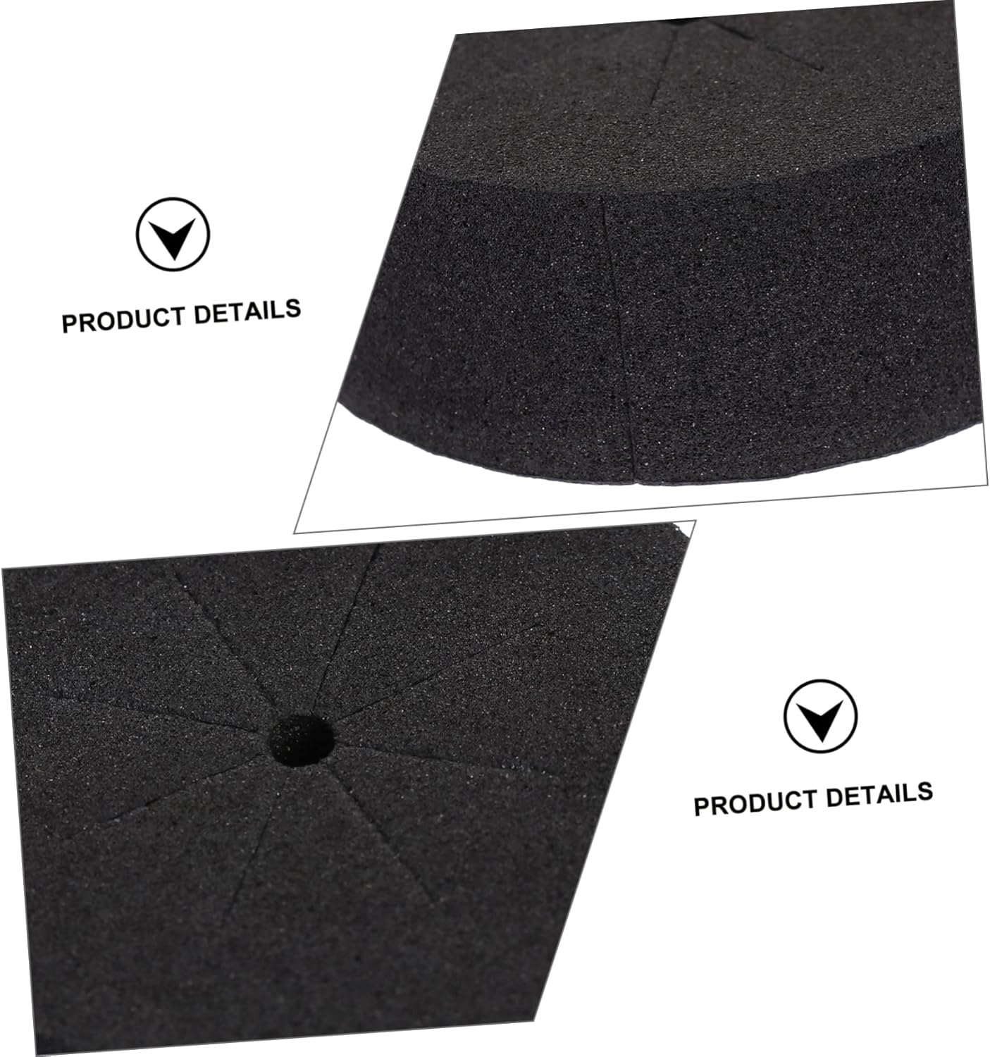 BESPORTBLE 30 Pcs Soilless Cultivation Block Insert Foam Gardening Net Pots EVA Growing Sponge for Hydroponics Flowers Vegetables Family Balcony Garden Use image number 6